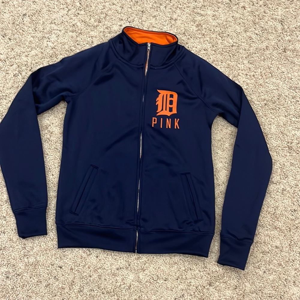 PINK Detroit Tigers zip up